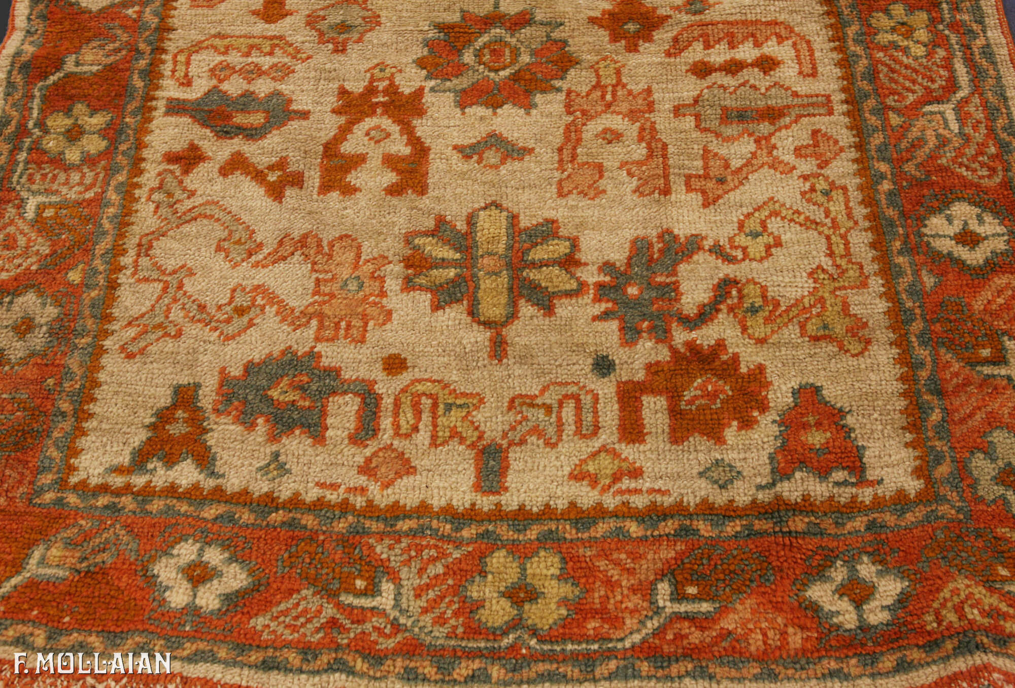 Tapis Turc Antique Ushak (Oushak) n°:47104231